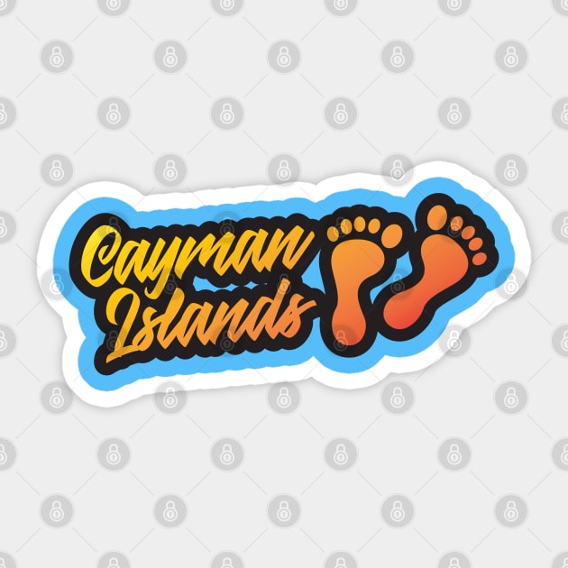 Cayman Islands Sunset Bare Feet Sticker by TGKelly